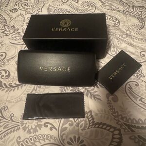 Versace Black Sunglasses Case Set